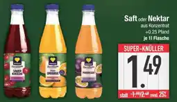 Edeka Saft oder Nektar Angebot