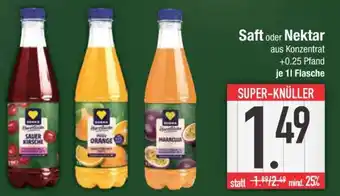 Edeka Saft oder Nektar Angebot