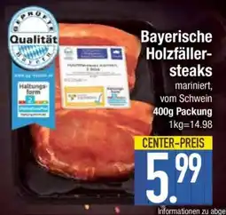 Edeka Bayerische Holzfällersteaks Angebot