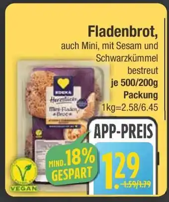 Edeka Fladenbrot Angebot
