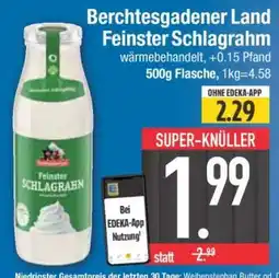 Edeka Berchtesgadener Land Feinster Schlagrahm Angebot