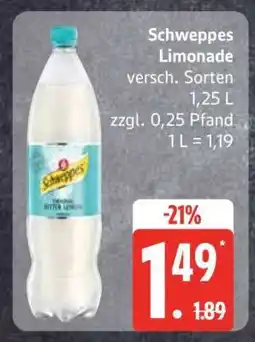 Edeka Schweppes Limonade Angebot