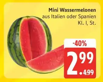 Edeka Mini Wassermelonen Angebot