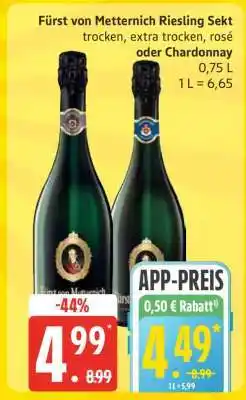 Edeka Fürst von Metternich Riesling-Sekt Angebot