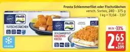 Edeka FROSTA Schlemmerfilet oder Fischstäbchen Angebot
