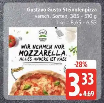 Edeka Gustavo Gusto Steinofenpizza Angebot