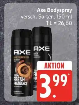 Edeka Axe Bodyspray Angebot