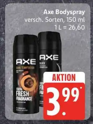 Edeka Axe Bodyspray Angebot