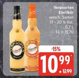 Edeka VERPOORTEN Eierlikör Angebot