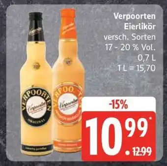 Edeka VERPOORTEN Eierlikör Angebot