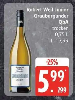Edeka Robert Weil Junior Grauburgunder QbA Angebot