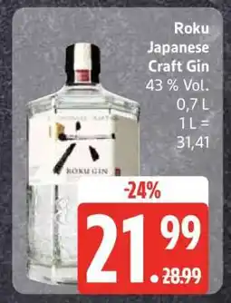 Edeka Roku Japanese Craft Gin Angebot