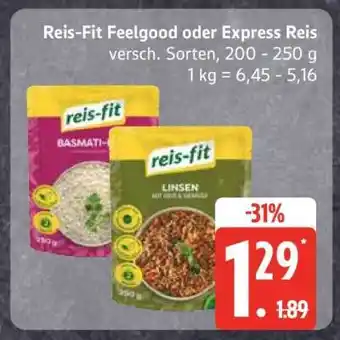 Edeka Reis-Fit Feelgood oder Express Reis Angebot