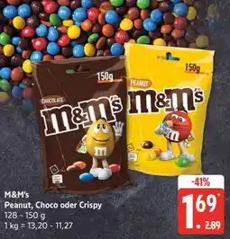 Edeka M&M's Peanut, Choco oder Crispy Angebot