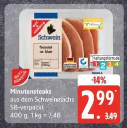 Edeka Minutensteaks Angebot