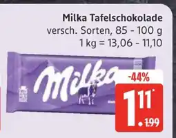 Edeka Milka Tafelschokolade Angebot