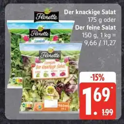 Edeka Der knackige Salat oder Der feine Salat Angebot