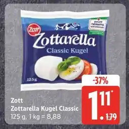 Edeka Zott Zottarella Kugel Classic Angebot