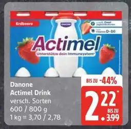 Edeka Danone Actimel Drink Angebot