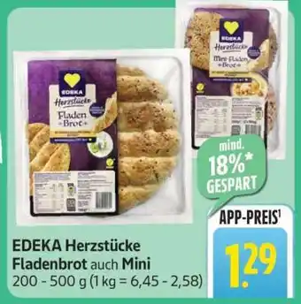 Edeka EDEKA Herzstücke Fladenbrot auch Mini Angebot