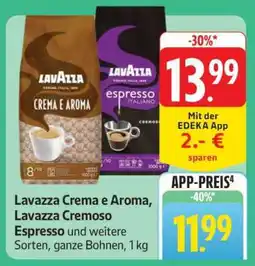 Edeka Lavazza Crema e Aroma, Lavazza Cremoso Espresso Angebot