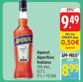 Edeka Aperol Aperitivo italiano Angebot