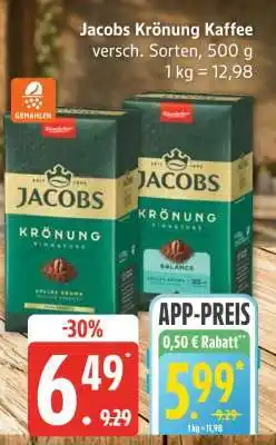 Edeka Jacobs Krönung Kaffee Angebot