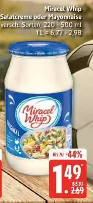 Edeka Miracel Whip Salatcreme oder Mayonnaise Angebot