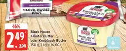 Edeka Block House Kräuter Butter oder Knoblauch Butter Angebot