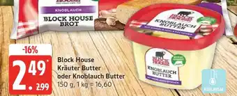 Edeka Block House Kräuter Butter oder Knoblauch Butter Angebot