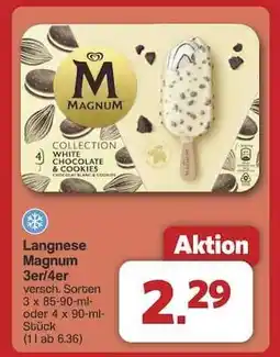 Famila Nord Ost Langnese Magnum 3er/4er Angebot