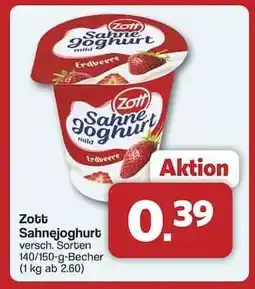 Famila Nord Ost ZOTT Sahnejoghurt Angebot