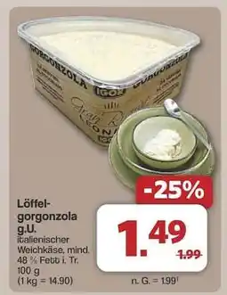 Famila Nord Ost Löffelgorgonzola g.U Angebot