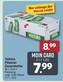 Famila Nord Ost Veltins Pilsener Dosenkoffer Angebot