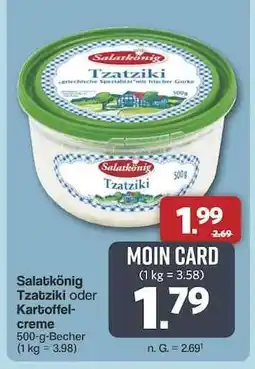 Famila Nord Ost Salatkönig Tzatziki oder Kartoffelcreme Angebot