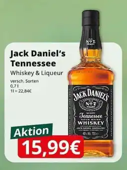 Famila Nord Ost Jack Daniel's Tennessee Whiskey/Liqueur Angebot