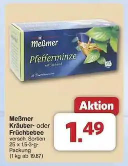 Famila Nord Ost Meßmer Kräuter- oder Früchtetee Angebot
