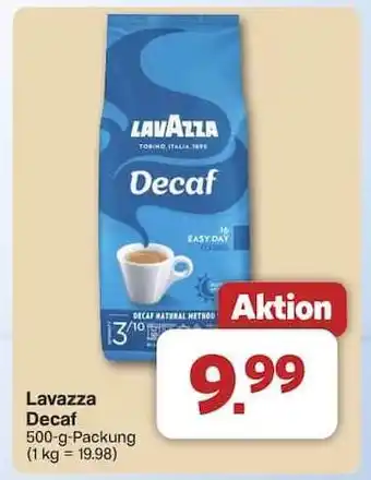 Famila Nord Ost Lavazza Decaf Angebot