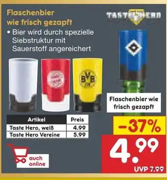 Netto Marken-Discount Flaschenbier wie frisch gezapft Angebot