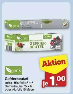 Famila Nord Ost Gefrierbeutel oder Alufolie Angebot