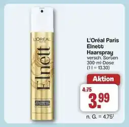 Famila Nord Ost L’Oréal Paris Elnett Haarspray Angebot