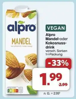 Famila Nord Ost Alpro Mandel- oder Kokosnussdrink Angebot