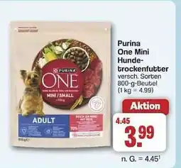 Famila Nord Ost Purina One Mini Hundetrockenfutter Angebot