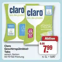 Famila Nord Ost Claro Geschirrspülmittel-Tabs Angebot