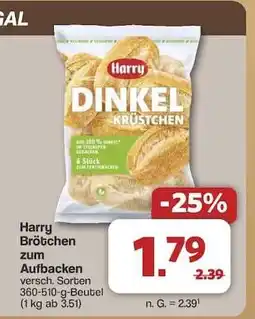 Famila Nord Ost Harry Brötchen zum Aufbacken Angebot