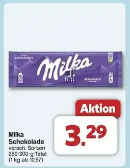 Famila Nord Ost MILKA Schokolade Angebot