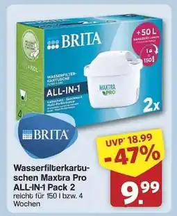 Famila Nord Ost Wasserfilterkartuschen Maxtra Pro ALL-IN-1 Pack 2 Angebot