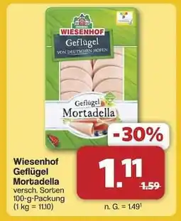 Famila Nord Ost Wiesenhof Geflügel Mortadella Angebot