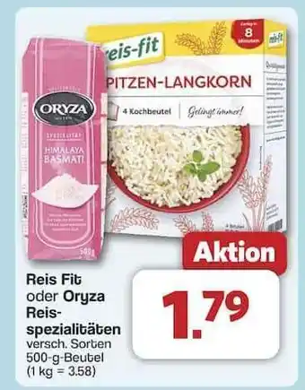 Famila Nord Ost Reis Fit oder Oryza Reisspezialitäten Angebot