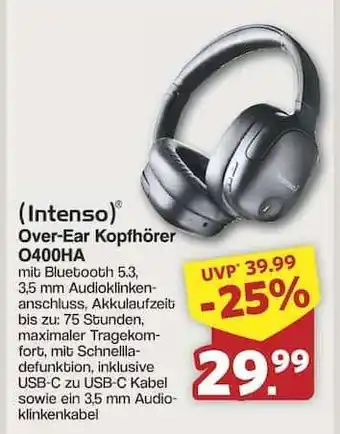 Famila Nord Ost Intenso Over-Ear Kopfhörer O400HA Angebot